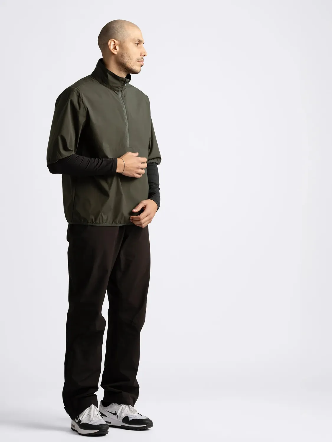 Cross Sportswear Pine windbreaker mörkgrön M kortärm