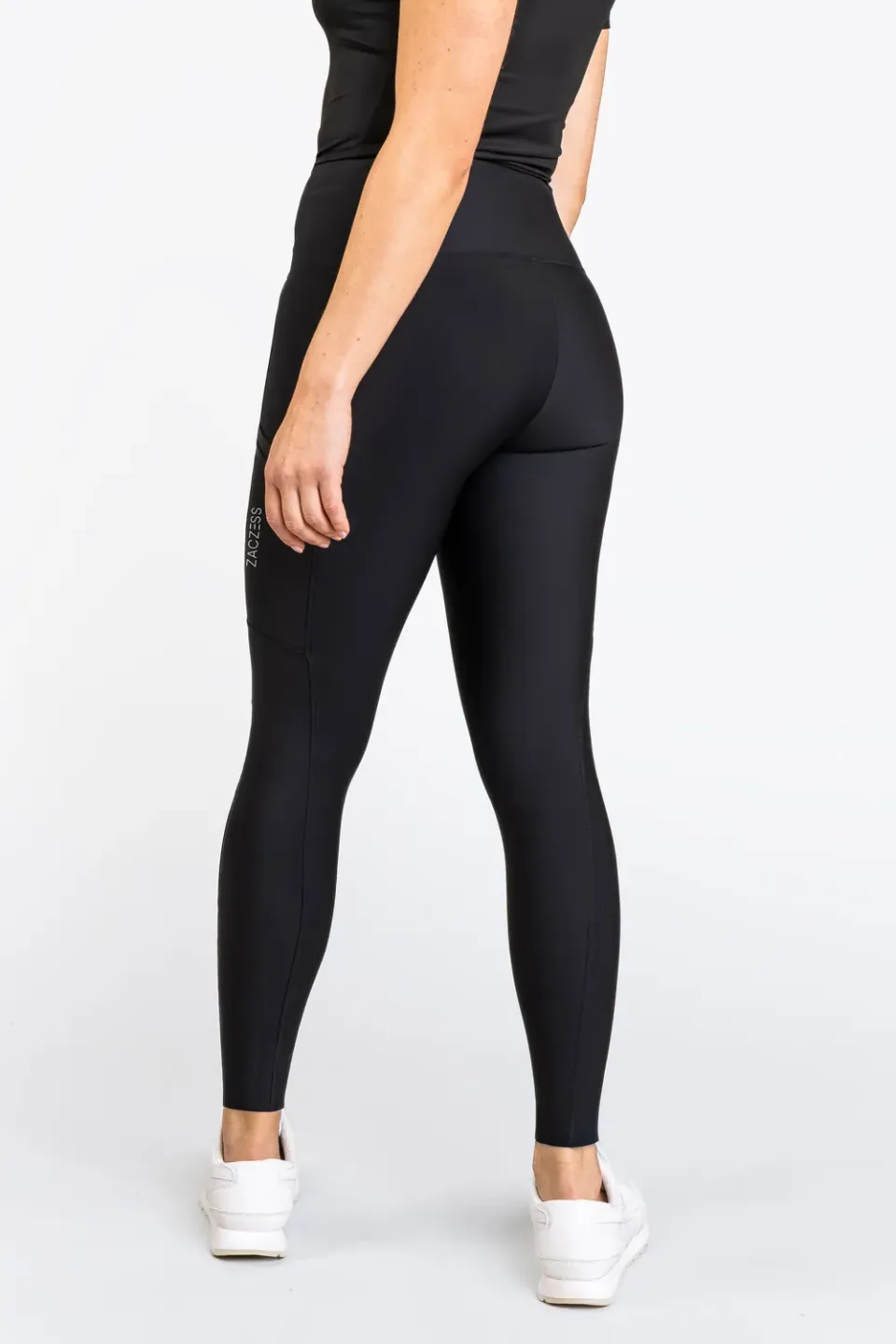 ZacZess Workout Leggings träningstights svart XS hög midja