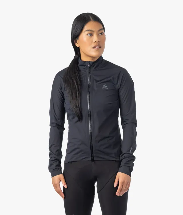 7MESH Mission Jacket regnjacka Black packbar