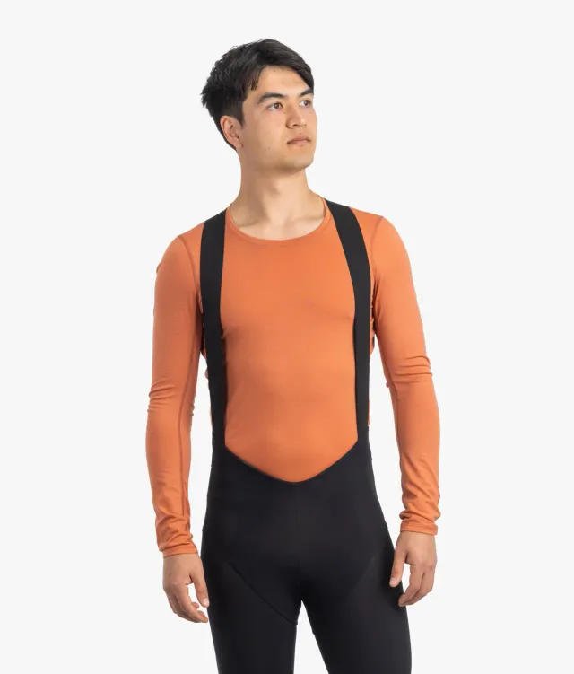 7MESH Ashlu Merino underställströja lera ull