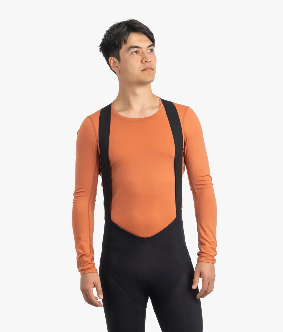 7MESH Ashlu Merino underställströja lera ull