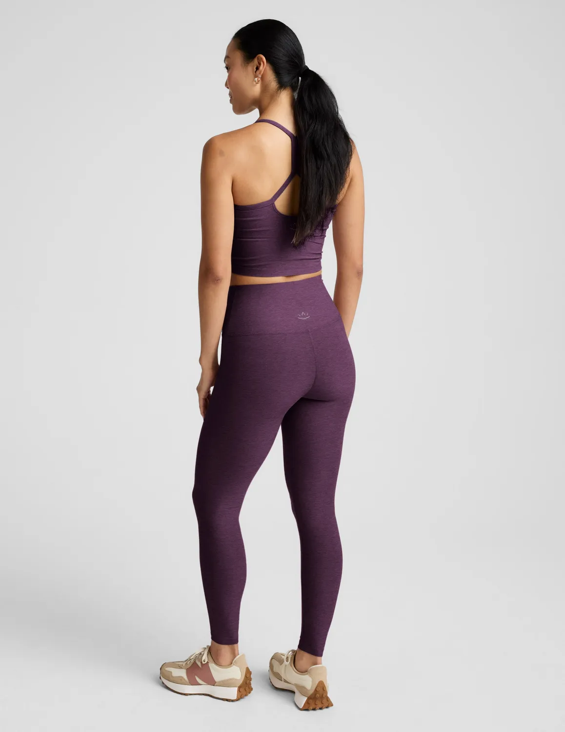 Beyond Yoga Spacedye Caught In The Midi tights Brilliant Blackberry hög midja
