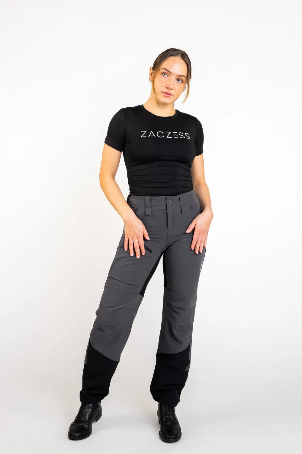 ZacZess Move Overpants överdragsbyxor grå stretch