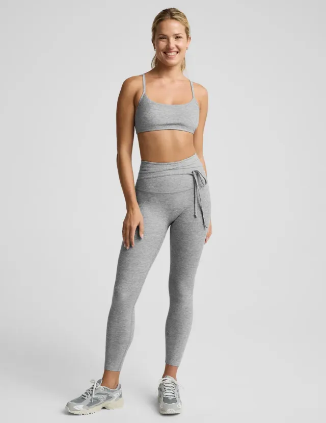 Beyond Yoga Spacedye It’s A Tie Leggings Silver Mist midi knytmidja