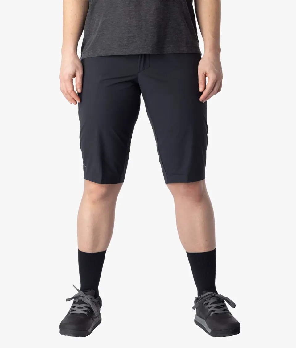 7MESH Farside Long damshorts Svart knälånga