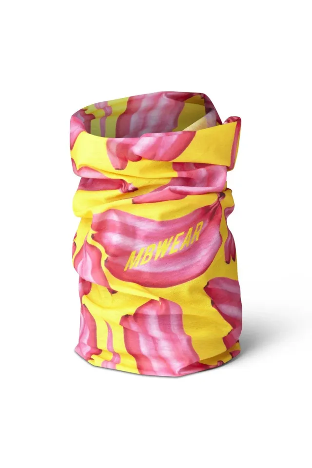 MB Wear Neck Warmer Light buff svart lätt