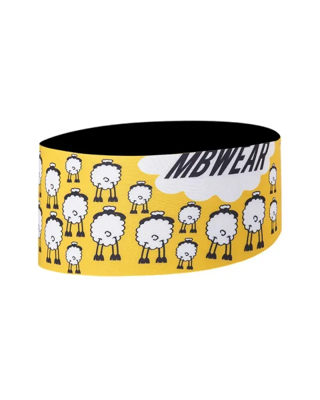 MB Wear Black Sheep pannband svart tunt cykel