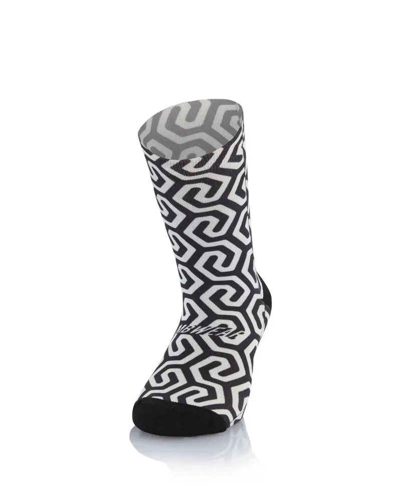 MB Wear Fun Kids Black and White barnstrumpor 32/36 mönstrad