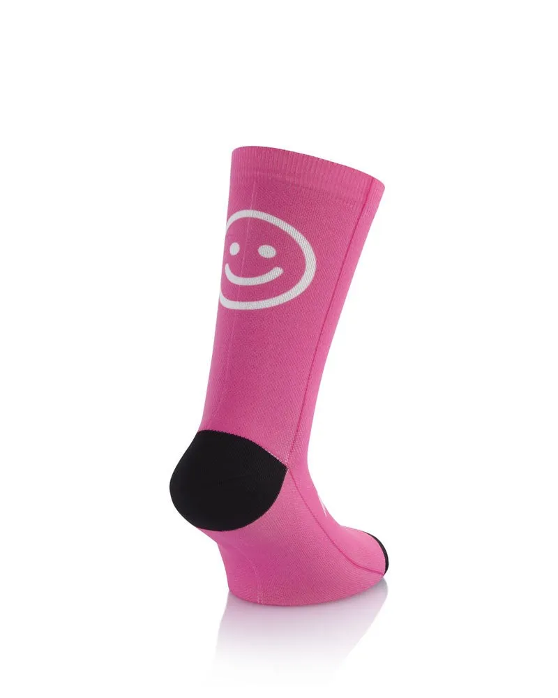 MB Wear Fun Smile Kids cykelstrumpor Fuxia 32/36 barn