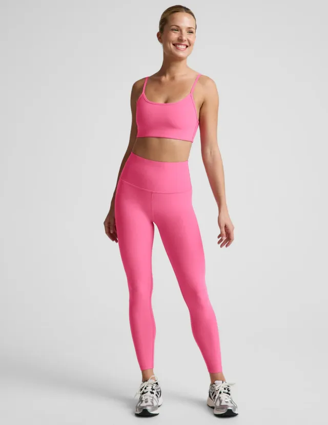 Beyond Yoga Spacedye Caught In The Midi High Waisted leggings Luscious Pink mjuk