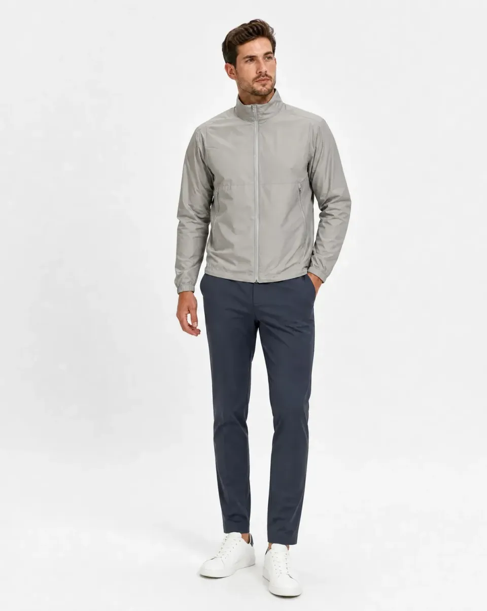 Cross Sportswear Kiawah Windbreaker vindjacka herr stone grey