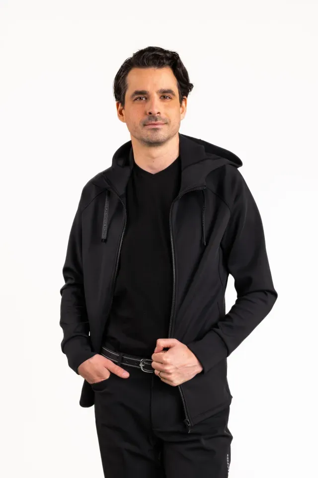 ZacZess Hudson hoodie herr svart