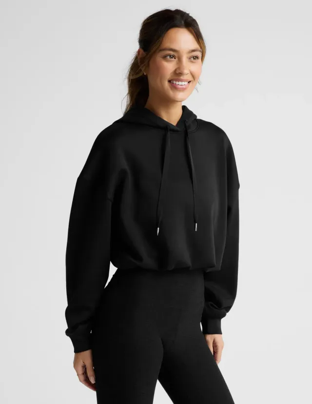 Beyond Yoga In The Flow Hoodie hoodtröja Black mjuk