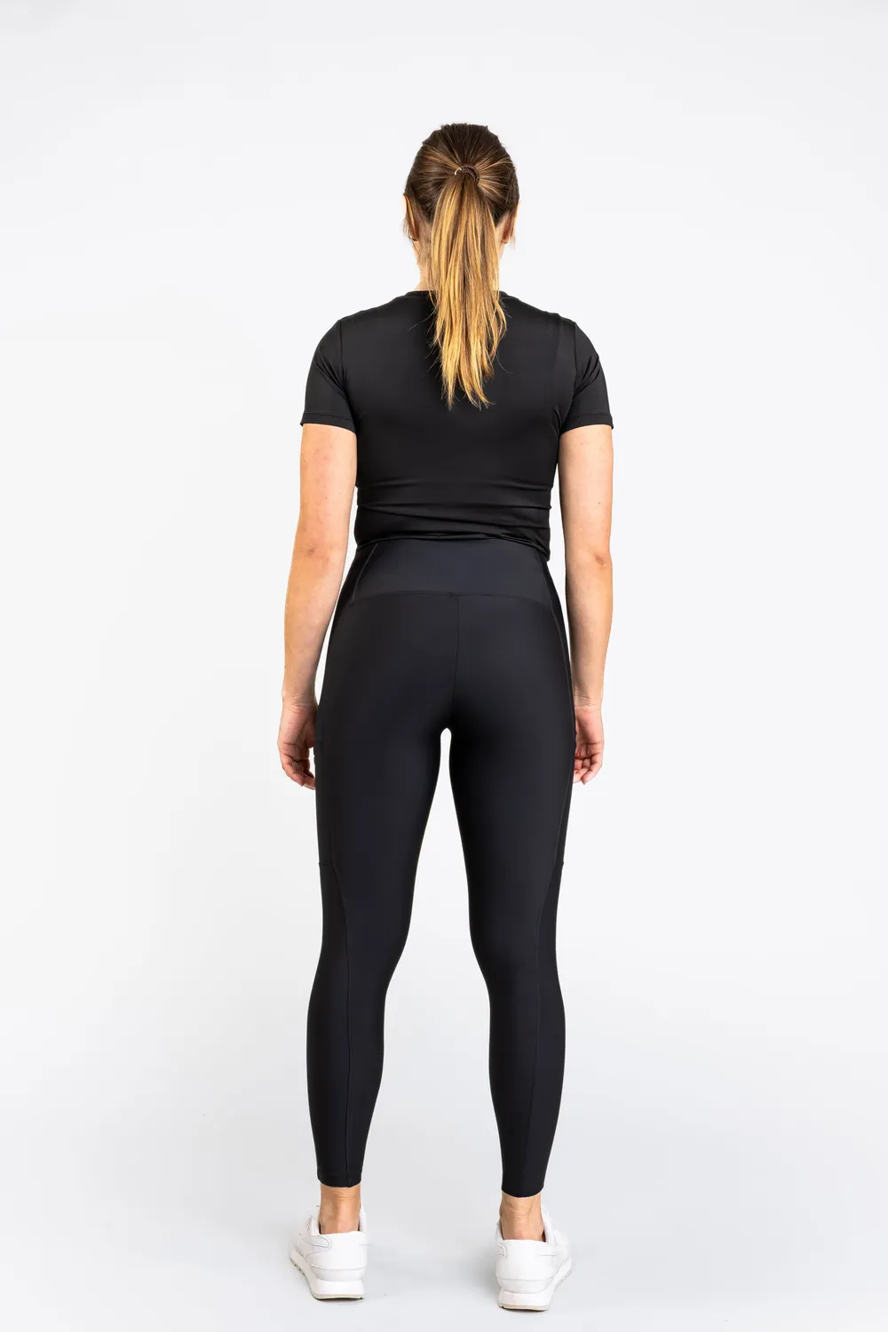 ZacZess Workout Leggings träningstights svart XS hög midja