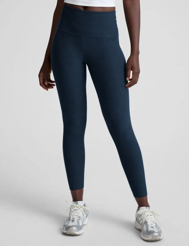 Beyond Yoga Spacedye Out Of Pocket High Waisted Full Length leggings Nocturnal Navy