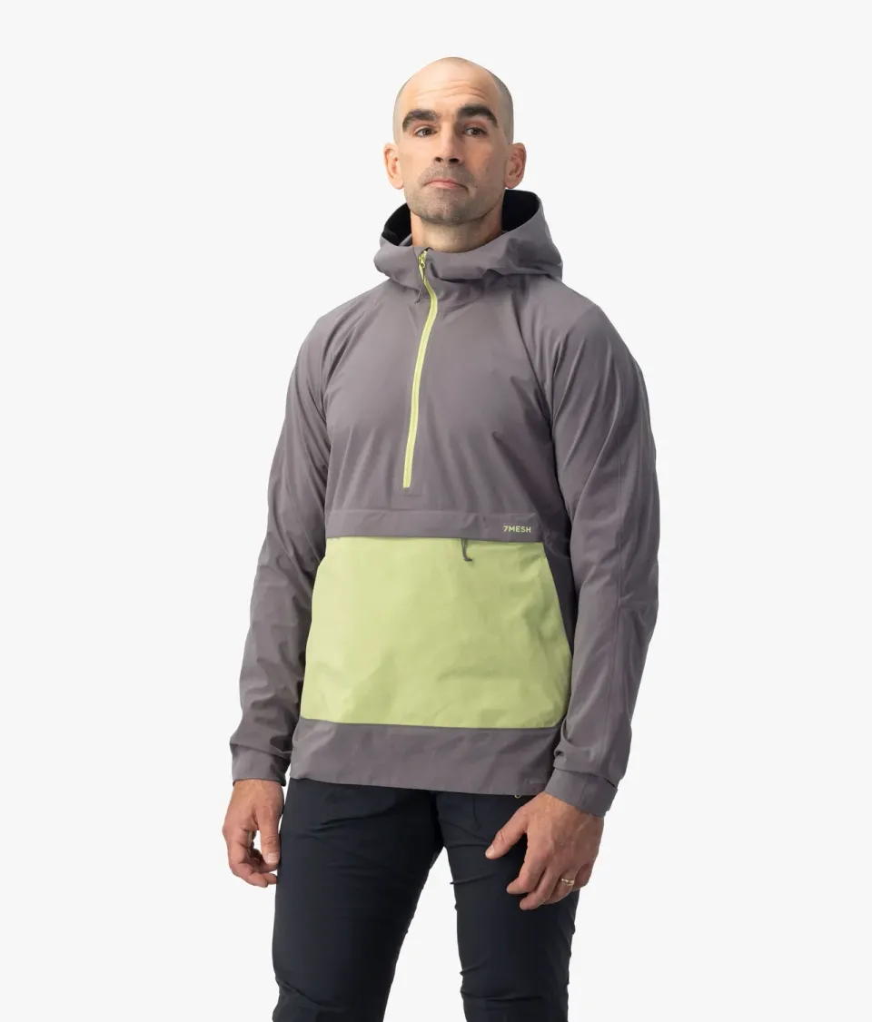 7mesh Cache Anorak herr anorak Limestone lätt
