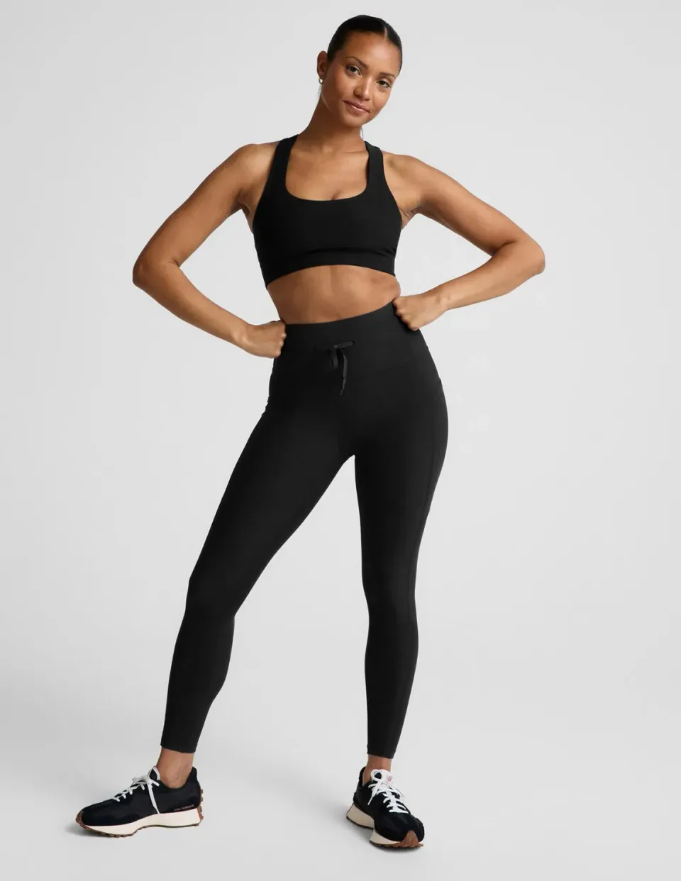 Beyond Yoga Spacedye Go Pocket Midi Legging tights Darkest Night ficka