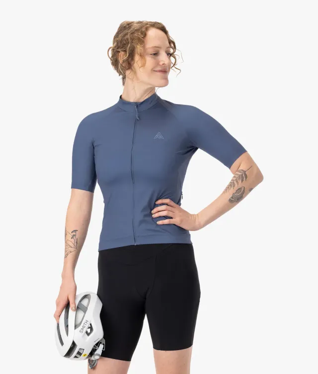 7mesh Atlas Short Sleeve cykeltröja Alpine dam