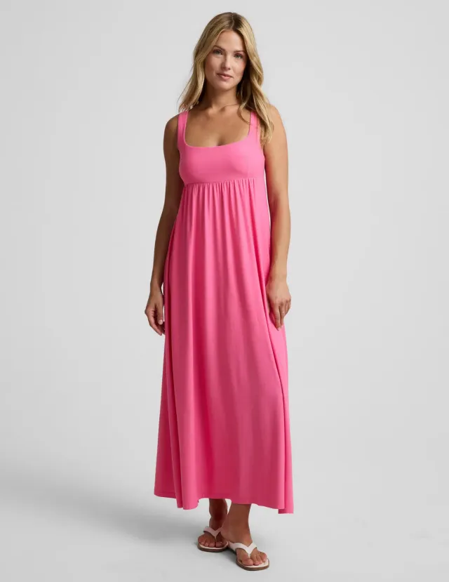 Beyond Yoga Featherweight Endless Summer maxiklänning rosa lätt