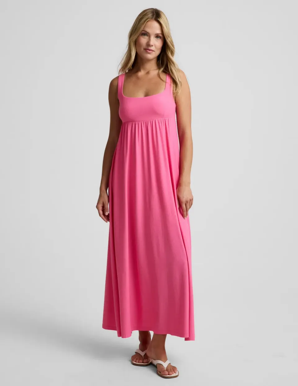 Beyond Yoga Featherweight Endless Summer maxiklänning rosa lätt