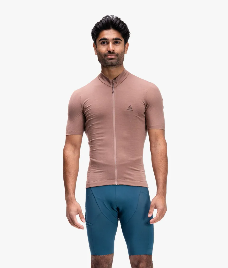 7MESH Ashlu Merino cykeltröja herr kort ärm merino