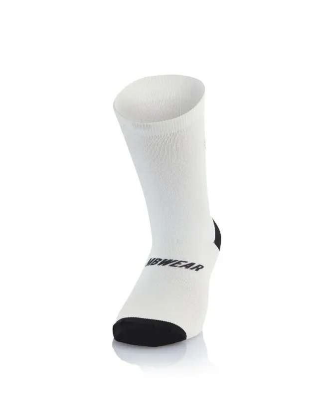 MB Wear Fun Smile Kids White barnstrumpor 32-36