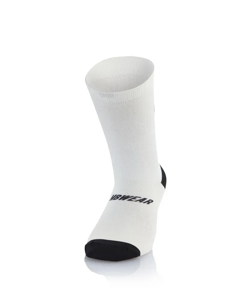 MB Wear Fun Smile Kids White barnstrumpor 32-36