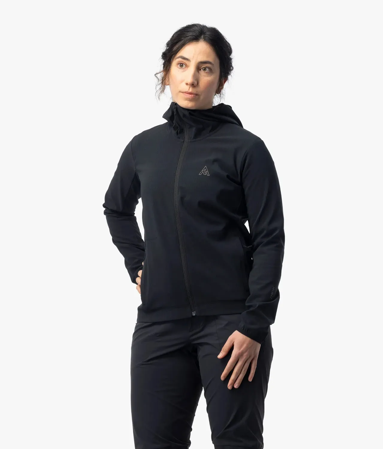 7MESH Spruce Hoody hoodie Black WTV 200 dam