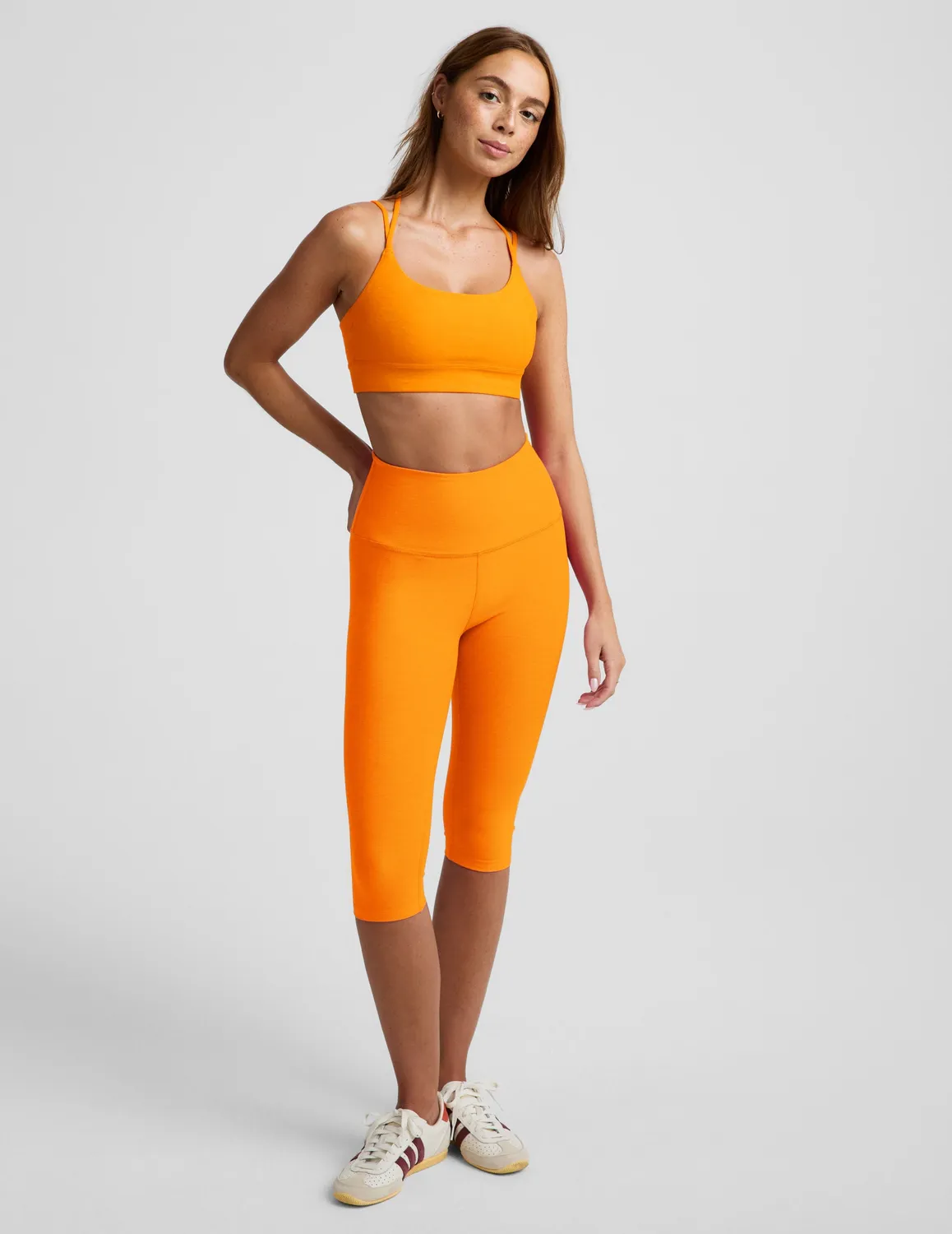 Beyond Yoga Spacedye Back To It Strappy sport-bh orange