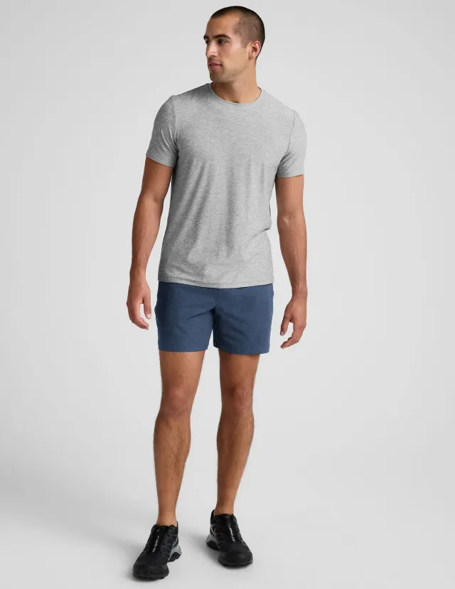 Beyond Yoga Spacedye Unlimited shorts Ocean Indigo melerad