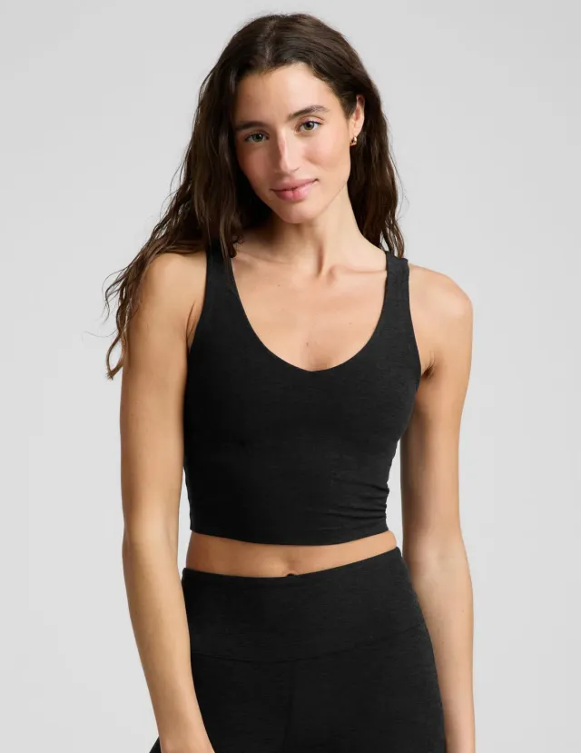 Beyond Yoga Spacedye Good Day Cropped Tank croptopp Darkest Night