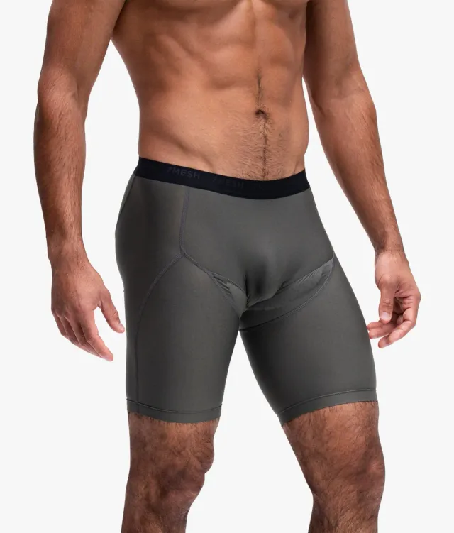 7MESH Foundation cykelboxer herr Dark Shadow ventilerad