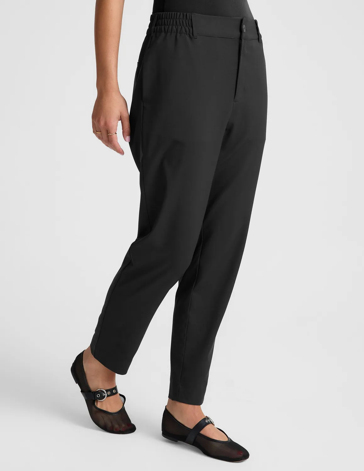 Beyond Yoga Status Tapered Pant byxor Black regular ankellånga