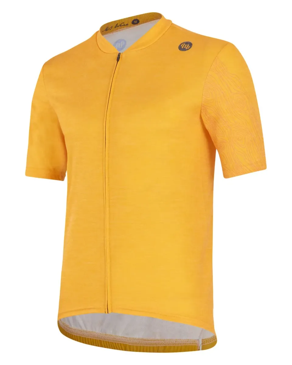 MB Wear Gravel Nature cykeltröja gul ullmix