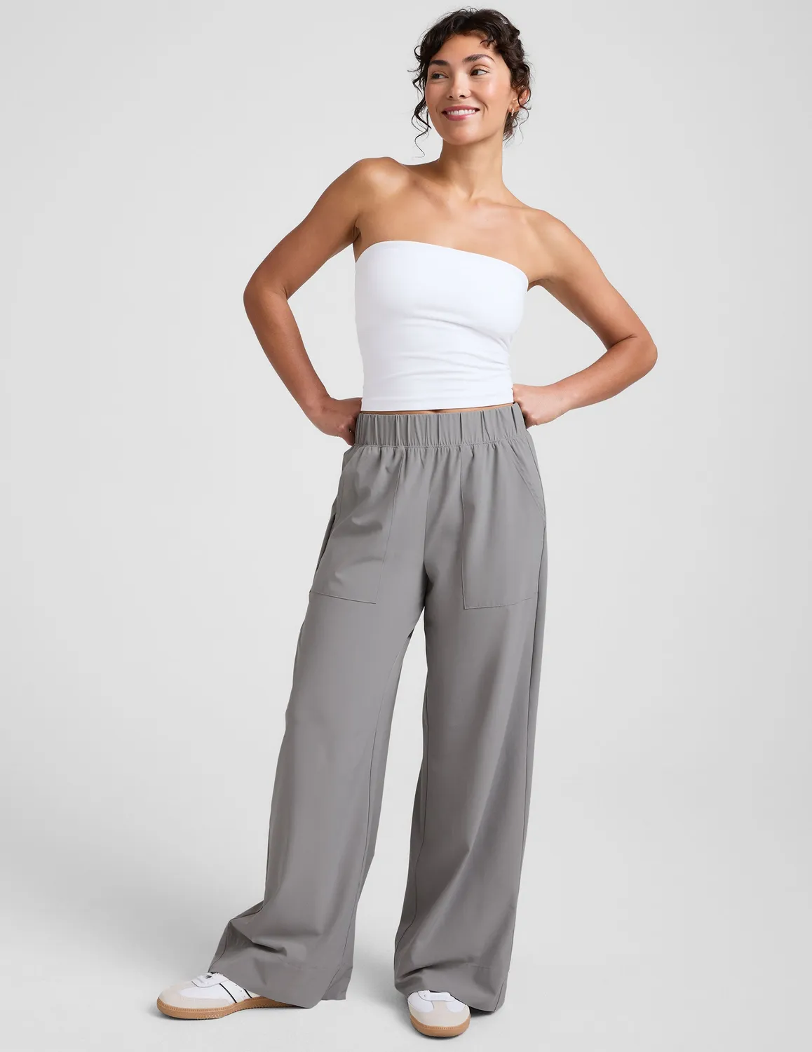 Beyond Yoga Easy Wide Leg Pant 31" byxor Mist lätta