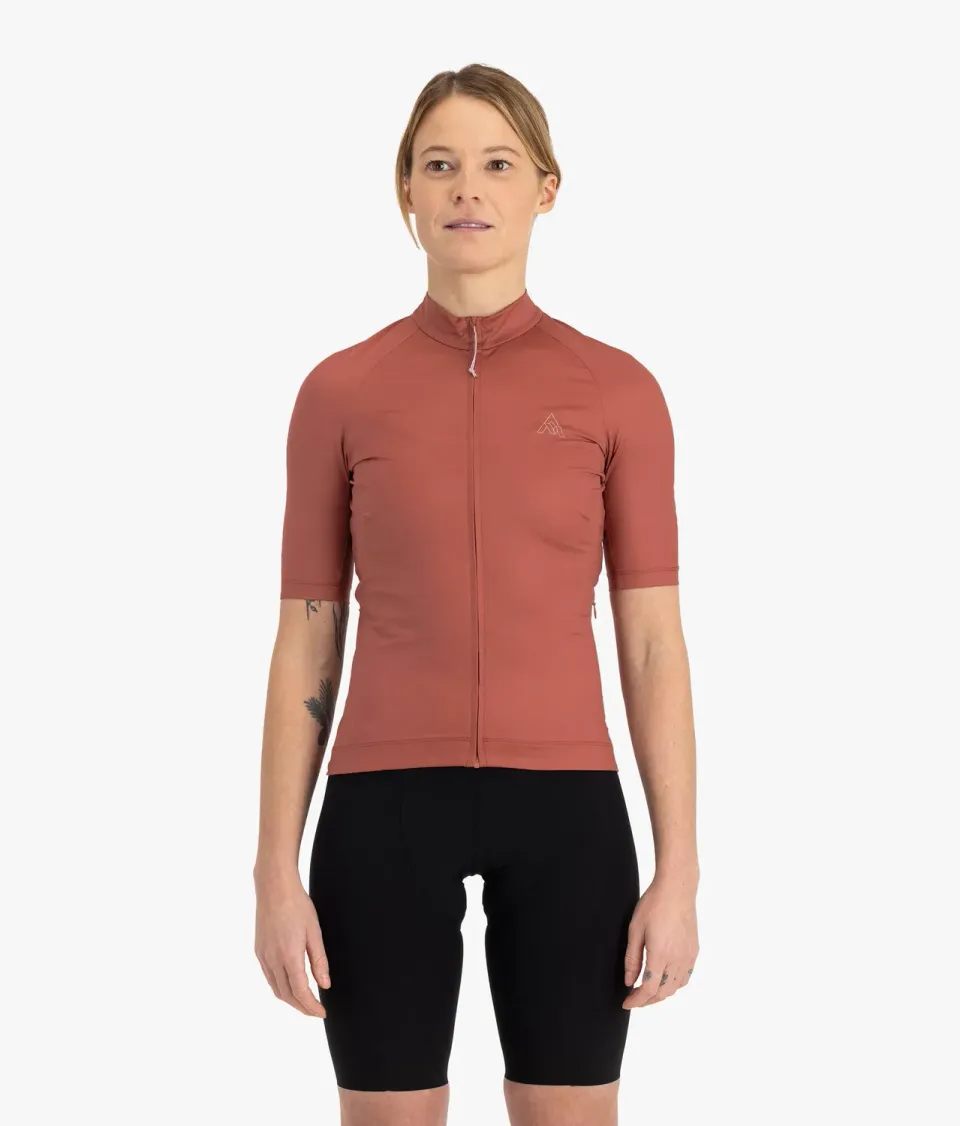 7MESH Atlas Short Sleeve Jersey cykeltröja Desert Rose