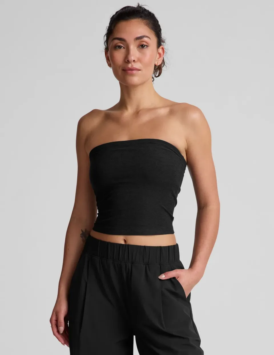 Beyond Yoga Spacedye Strapless Top tubtopp Darkest Night