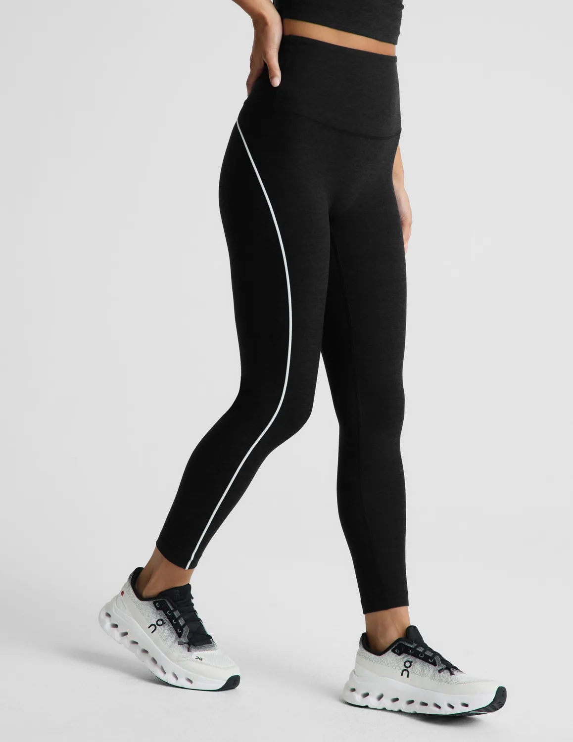 Beyond Yoga Spacedye Dynamic High Waisted Tights Darkest Night midi