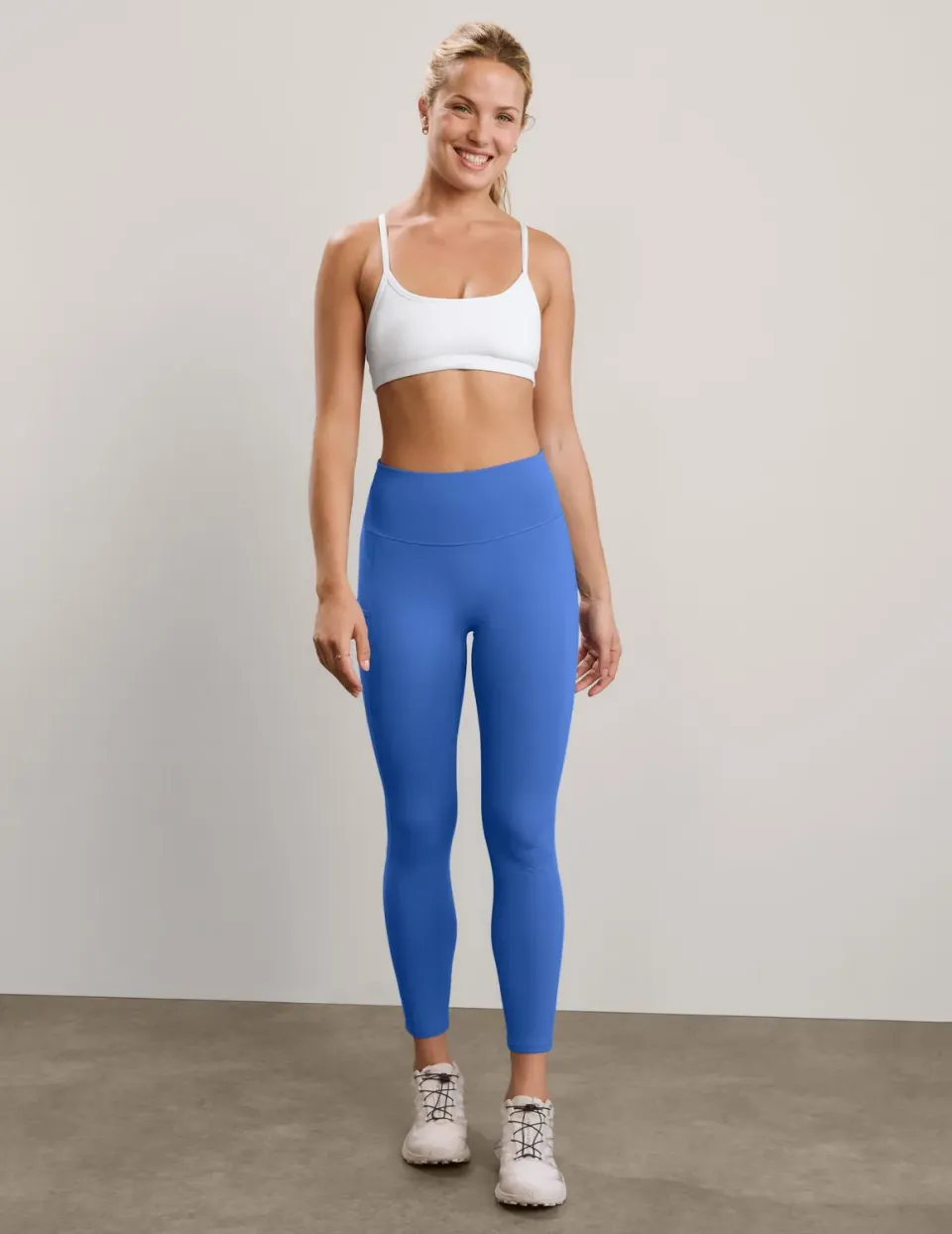 Beyond Yoga Pacer Fleece-Backed Pocket Legging leggings Mineral Blue varmfodrade