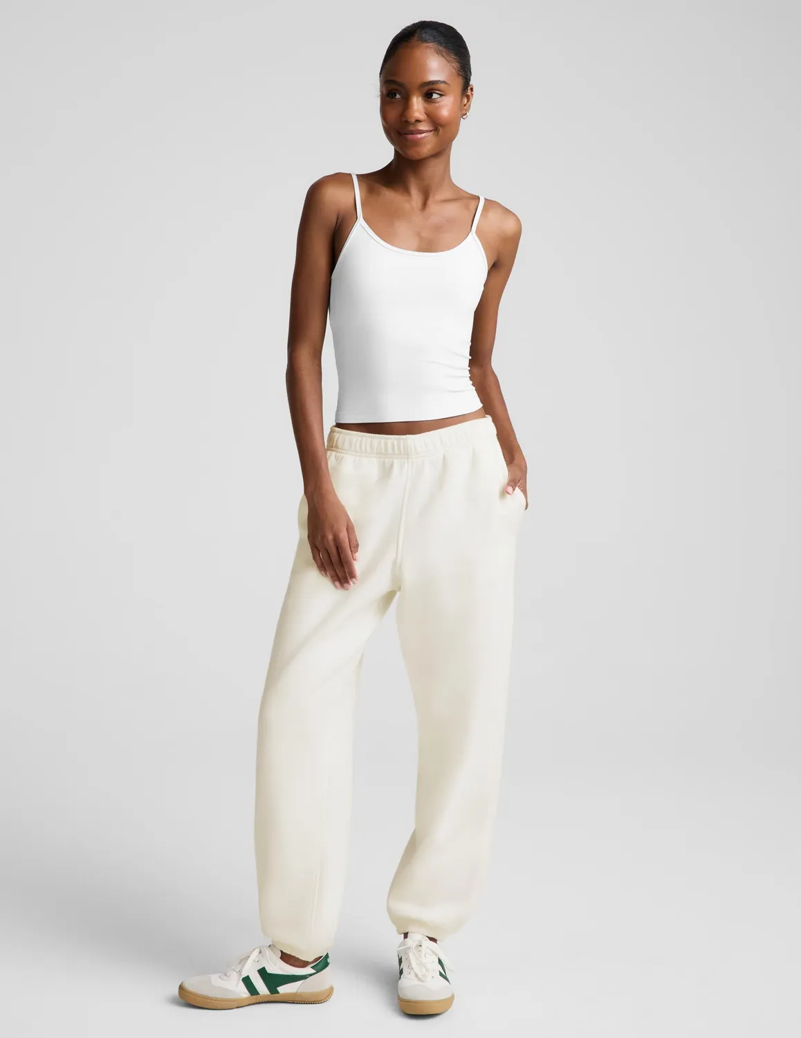 Beyond Yoga LuxeFleece 2.0 Jogger 26 mjukisbyxor fresh snow