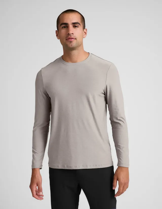 Beyond Yoga Always Beyond Long Sleeve Crew 2.0 tröja Elk mjuk