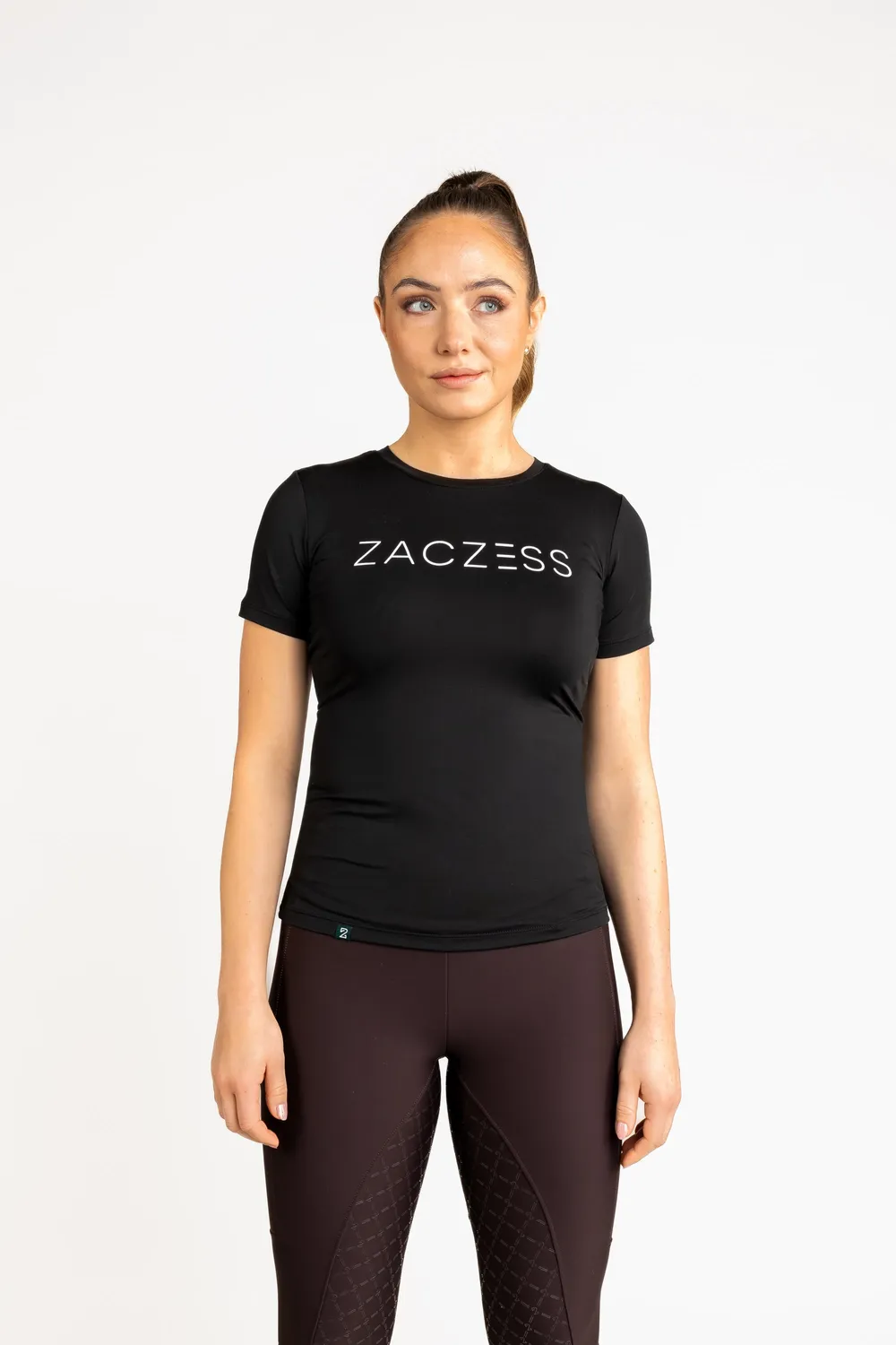 ZacZess Sofia Black t-shirt svart snabbtorkande