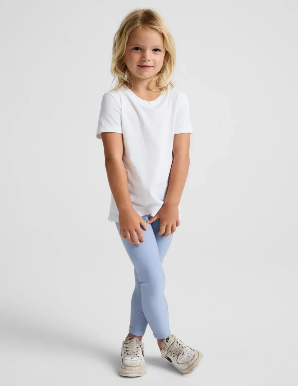 Beyond Yoga Spacedye Toddler Legging barntights ljusblå mjuk