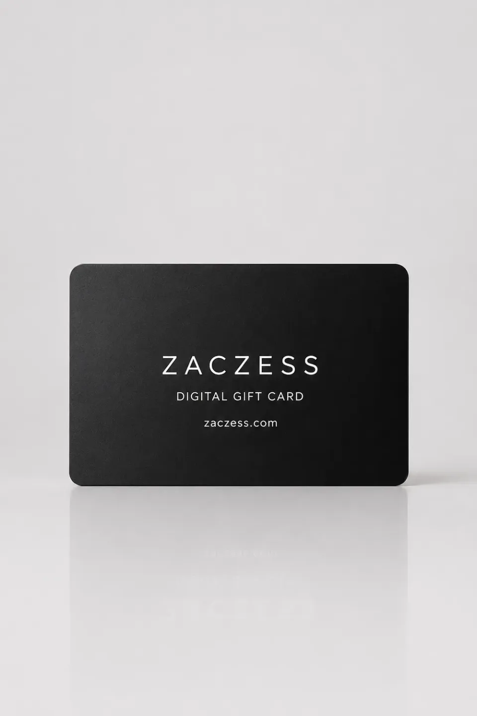 ZacZess presentkort digitalt 12 månader