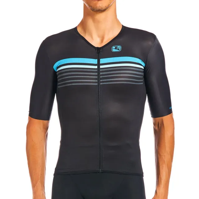 Giordana Vero Pro tri-top herr svart/blå snabb tork
