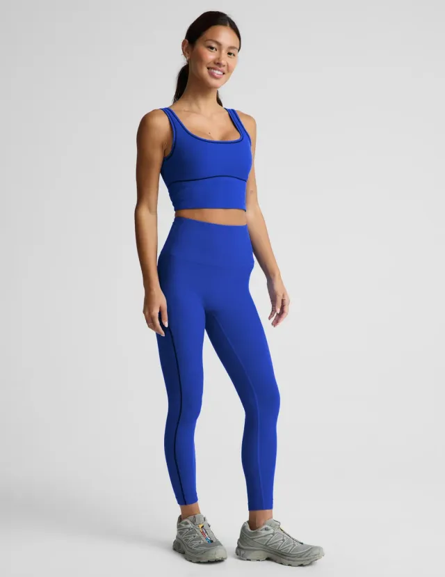 Beyond Yoga Spacedye Dynamic High Waisted Legging blå midi