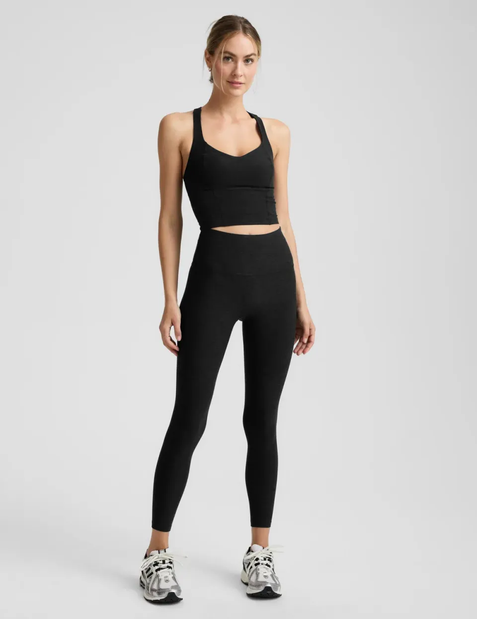 Beyond Yoga Spacedye No Front Seam Midi leggings svart