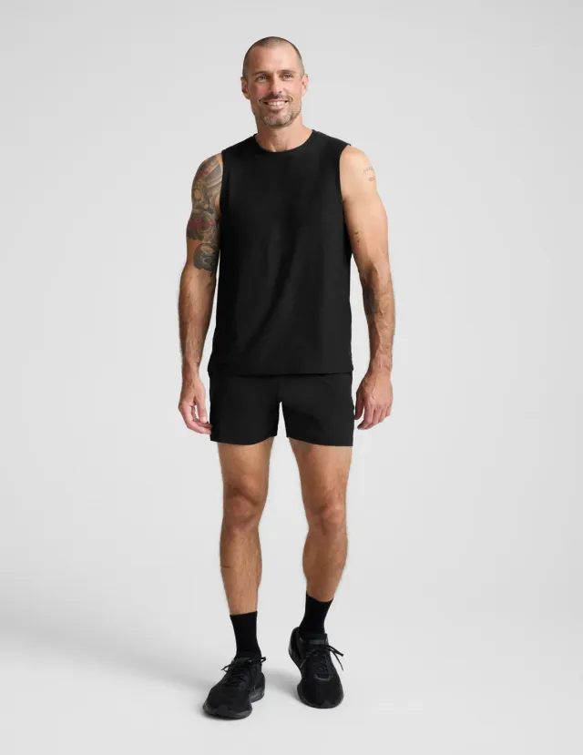 Beyond Yoga Pivotal 2.0 Men's Short 5" shorts svart löpning innerbyxa
