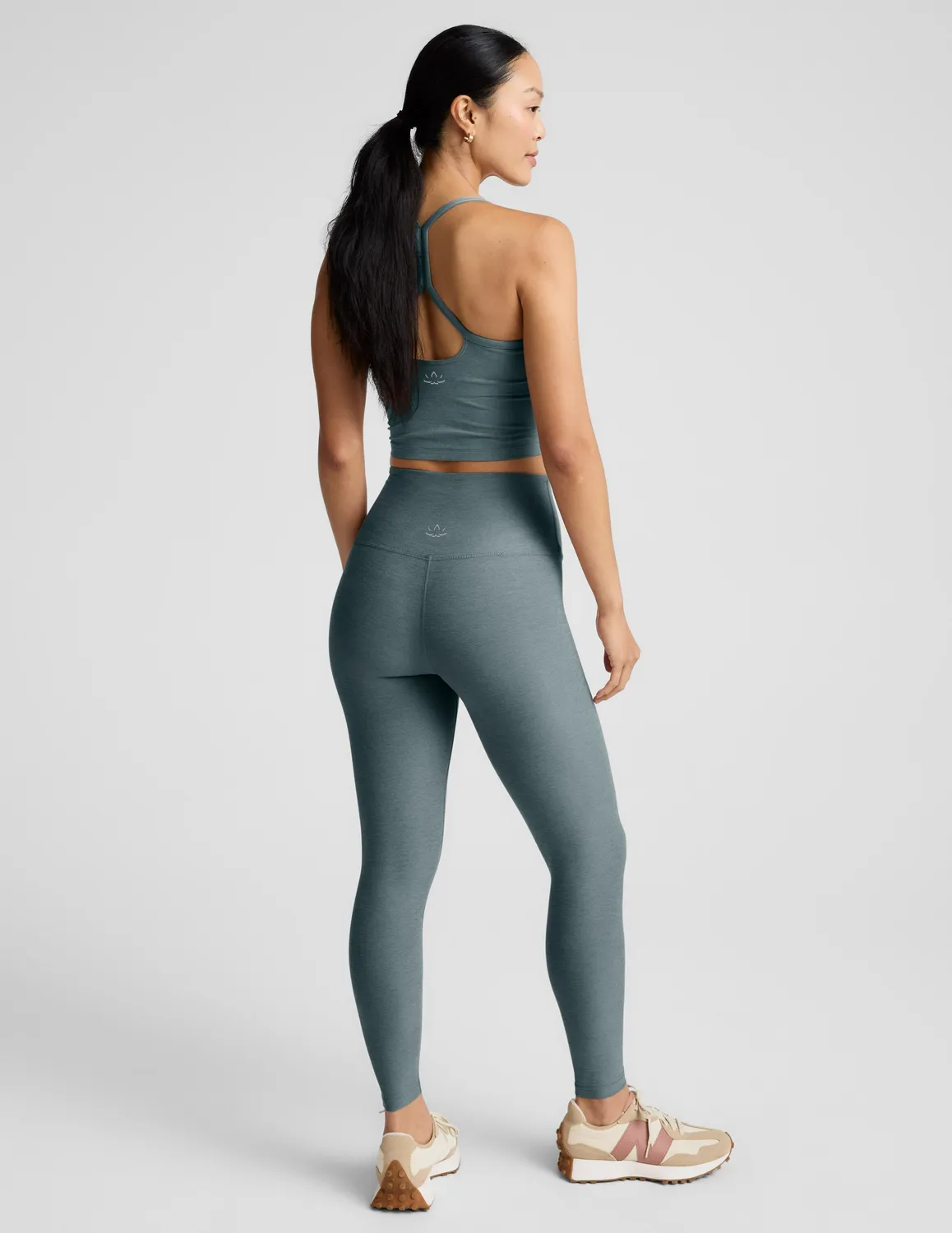 Beyond Yoga Spacedye Caught In The Midi High Waisted Legging leggings Storm Heather