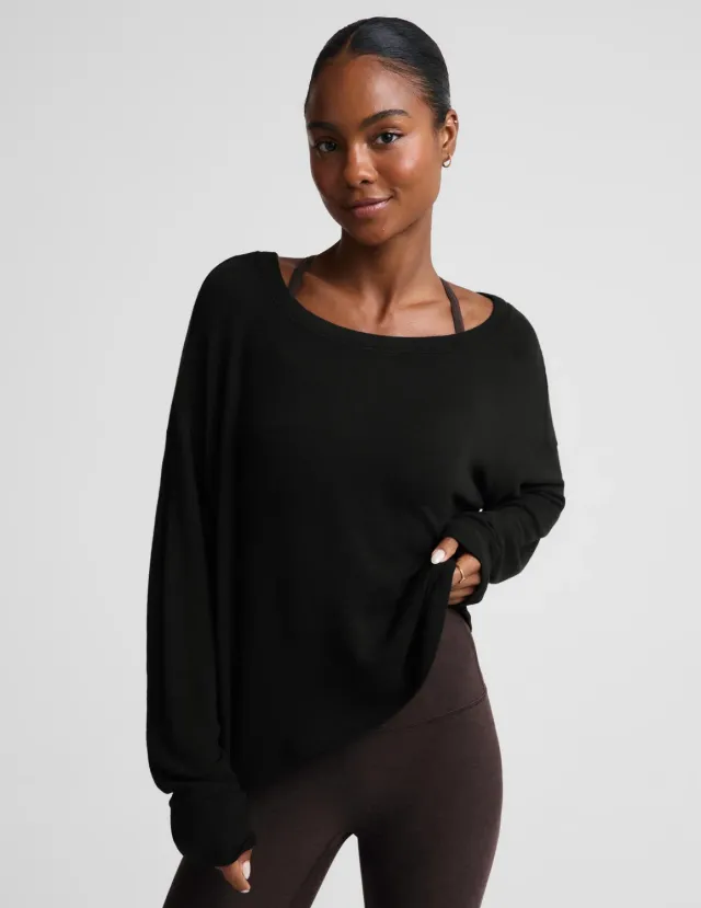 Beyond Yoga LuxeLayer Pullover tröja Black